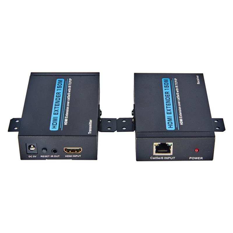 V1.3 HDMI-extender 150 m via enkele cat5e \/ 6-kabel Ondersteuning Full HD 1080P