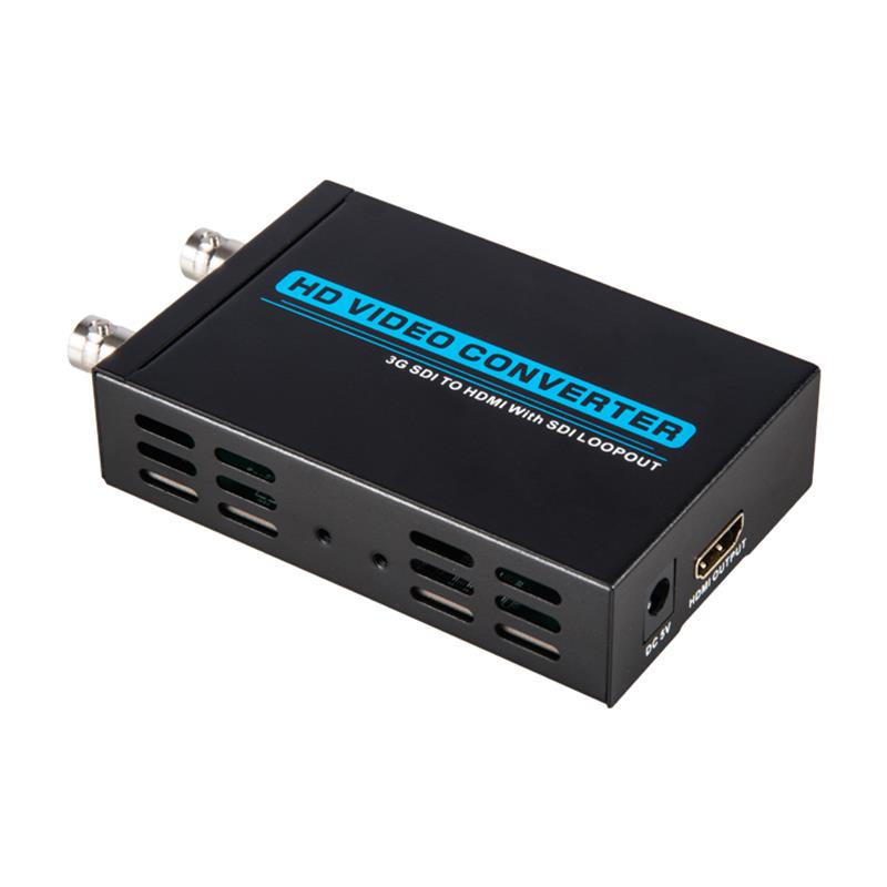 SD \/ HD \/ 3G SDI NAAR HDMI Met SDI Loop out Converter 1080P