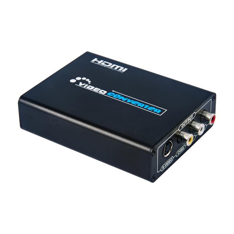HDMI TO CVBS \/ AV + S-Video Converter Auto Scaler
