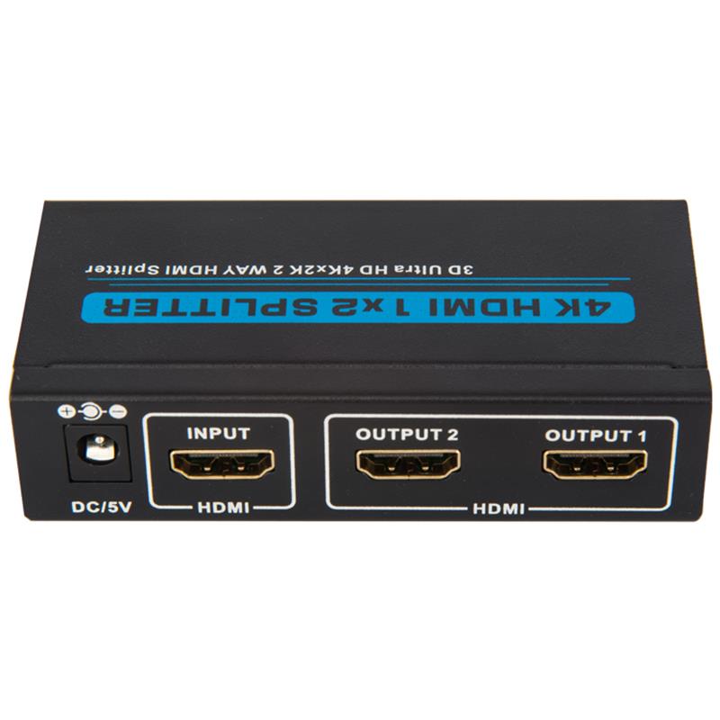 V1.4 2 poorten HDMI 1x2 Splitter 3D Ultra HD 4Kx2K \/ 30Hz