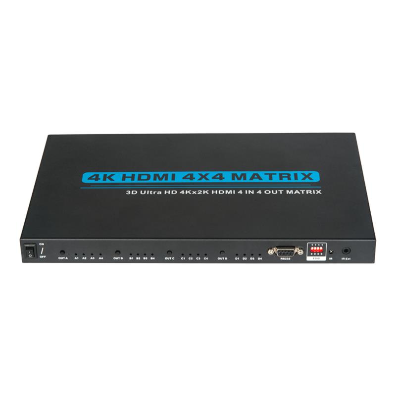 V1.4 4K \/ 30Hz HDMI 4x4 Matrix met EDID-ondersteuning 3D Ultra HD 4Kx2K