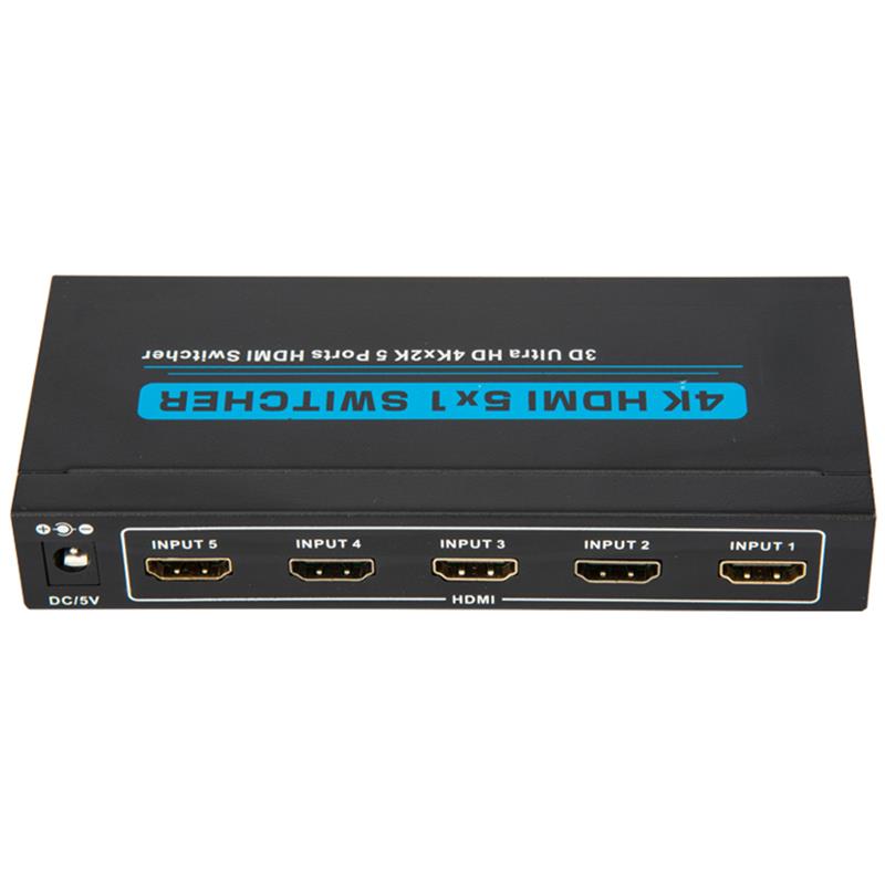 V1.4 4K \/ 30Hz HDMI 5x1 Switcher Ondersteuning 3D Ultra HD 4K * 2K \/ 30Hz