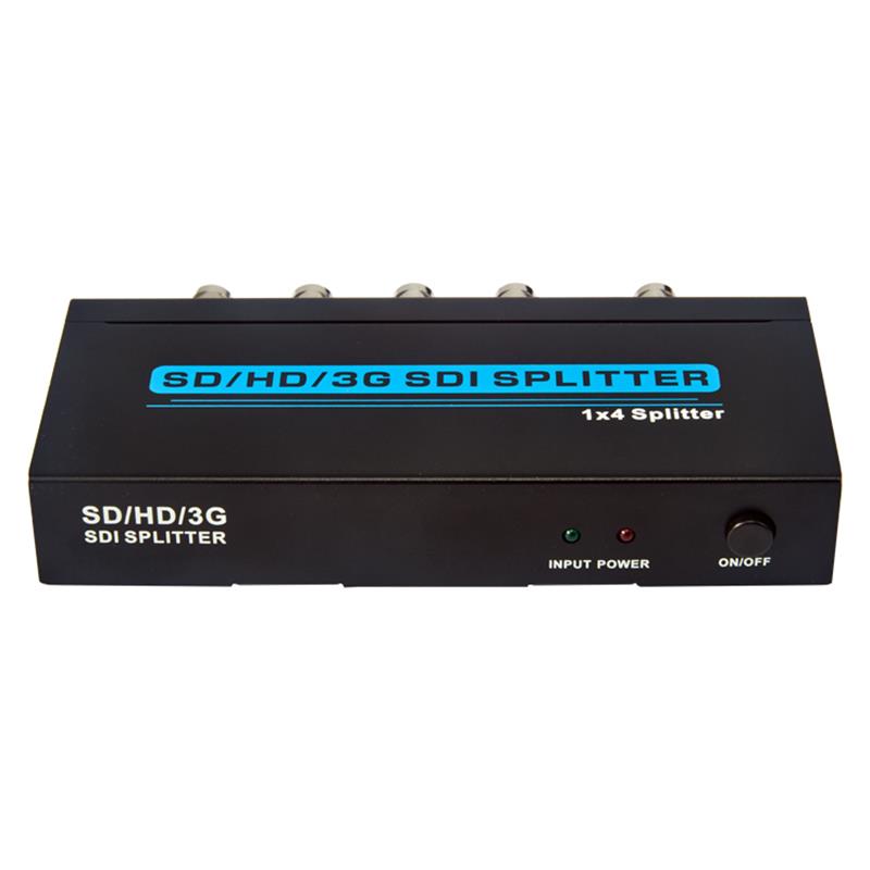 SD \/ HD \/ 3G SDI 1x4 SPLITTER Ondersteuning 1080P