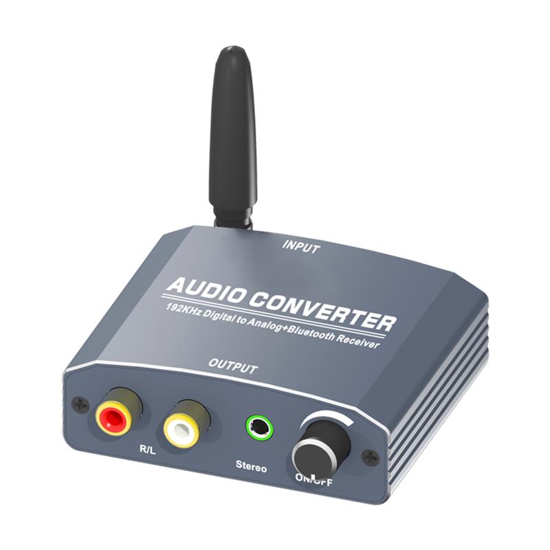 Digitaal naar analoog audio-omzetter met Bluetooth-ontvanger Ondersteuning 192 KHz