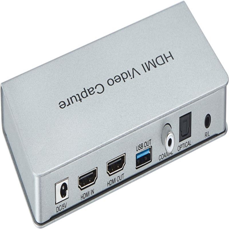 USB 3.0 HDMI-video-opname met HDMI Loopout, coaxiale, optische audio